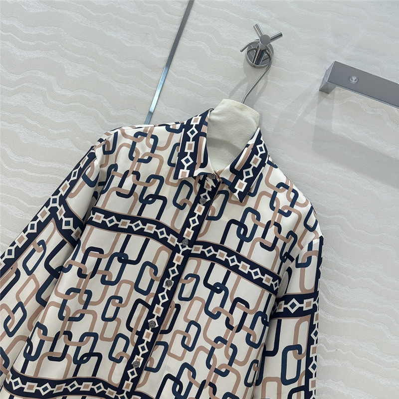 Vanitoo printed silk shirt