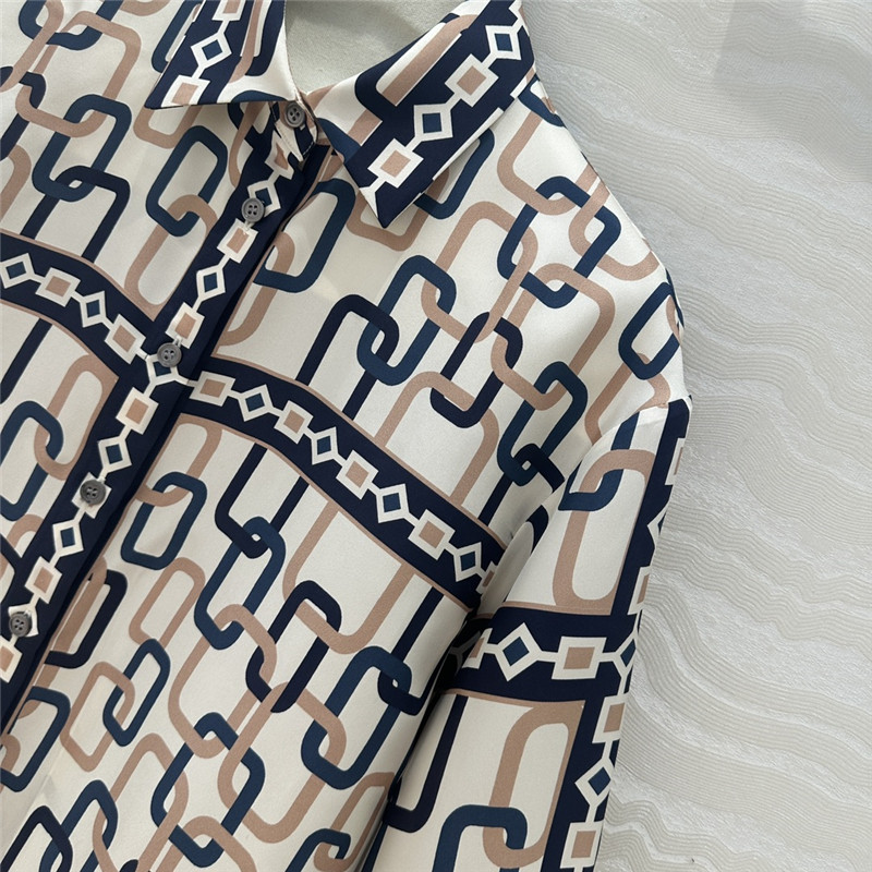 Vanitoo printed silk shirt