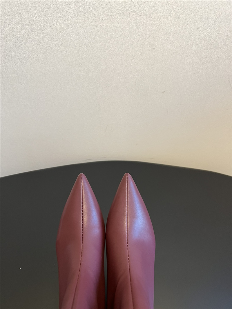 Jil Sander Calfskin Heel Boots