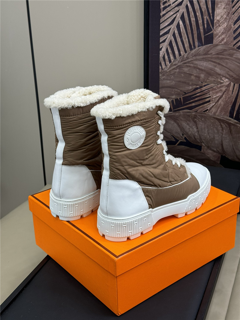 H**me5 brown fresh snow boots