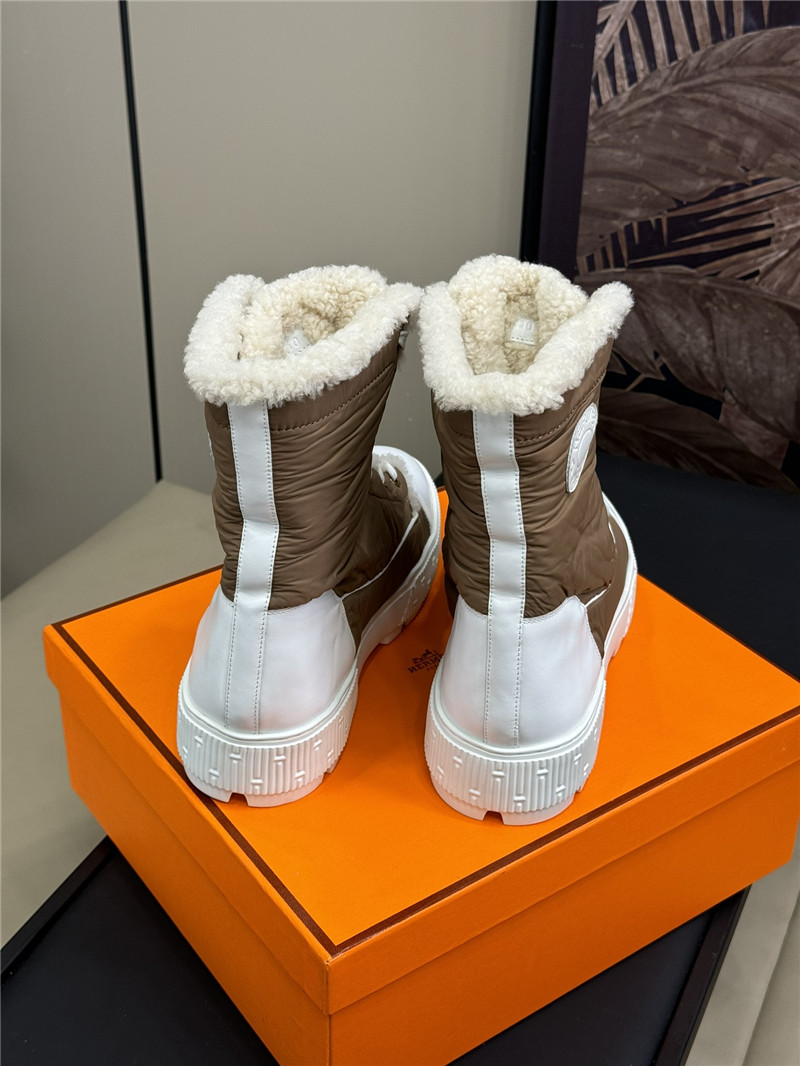 H**me5 brown fresh snow boots