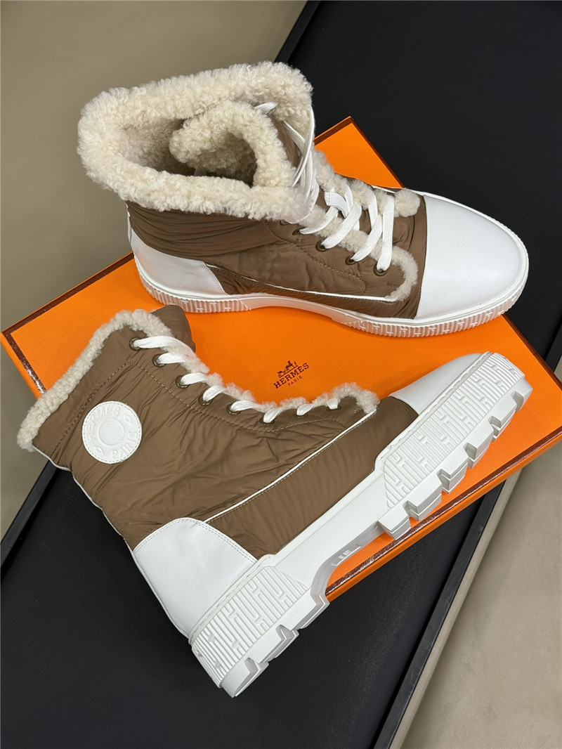 H**me5 brown fresh snow boots