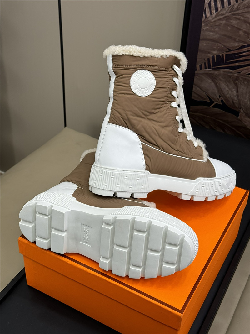 H**me5 brown fresh snow boots