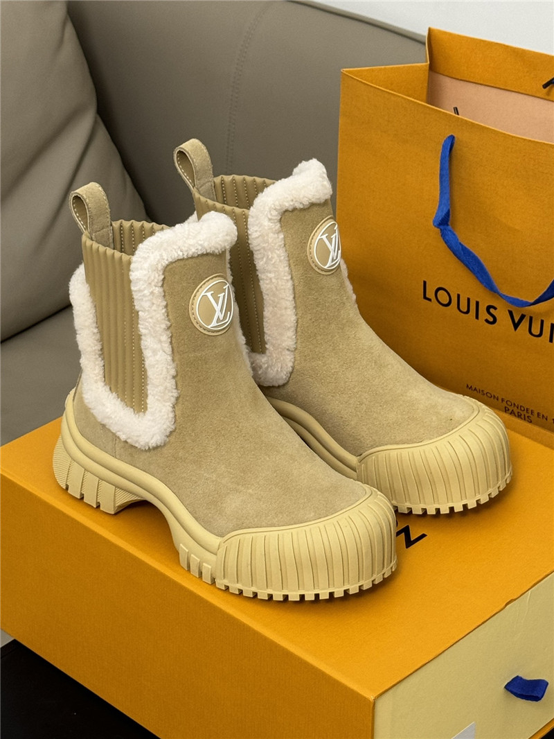 l0vis Vvtt0n ruby flat ranger boots in beige