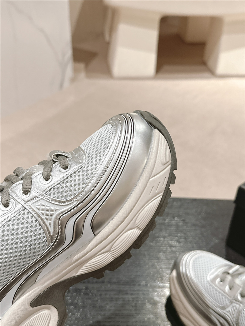 Ch**el logo winter platform sneakers