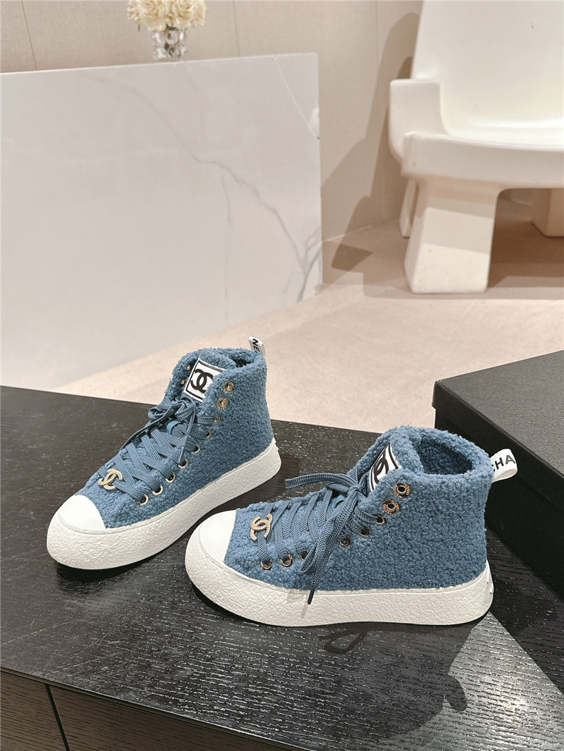 Ch**el high top sneakers blue