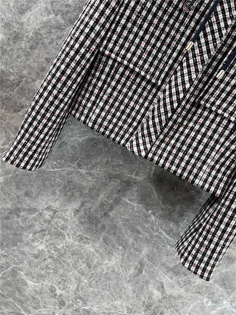 Ch**el drawstring hooded jacket