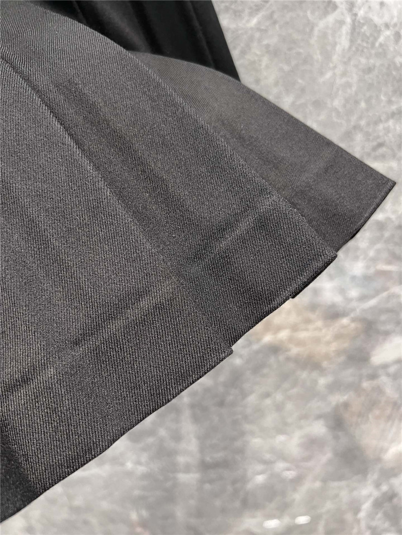 M1um1u micro logo pleated skirt