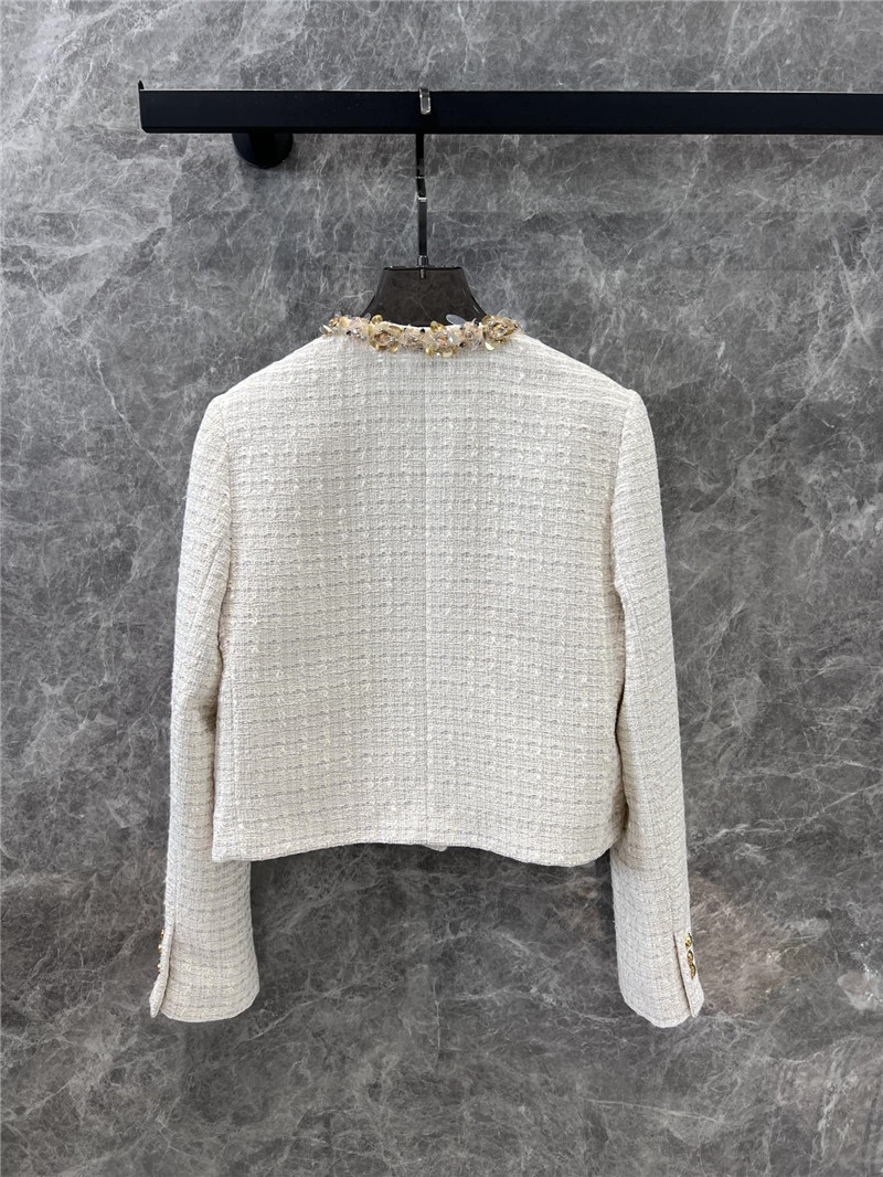 M1um1u coarse floral jacket + skirt set