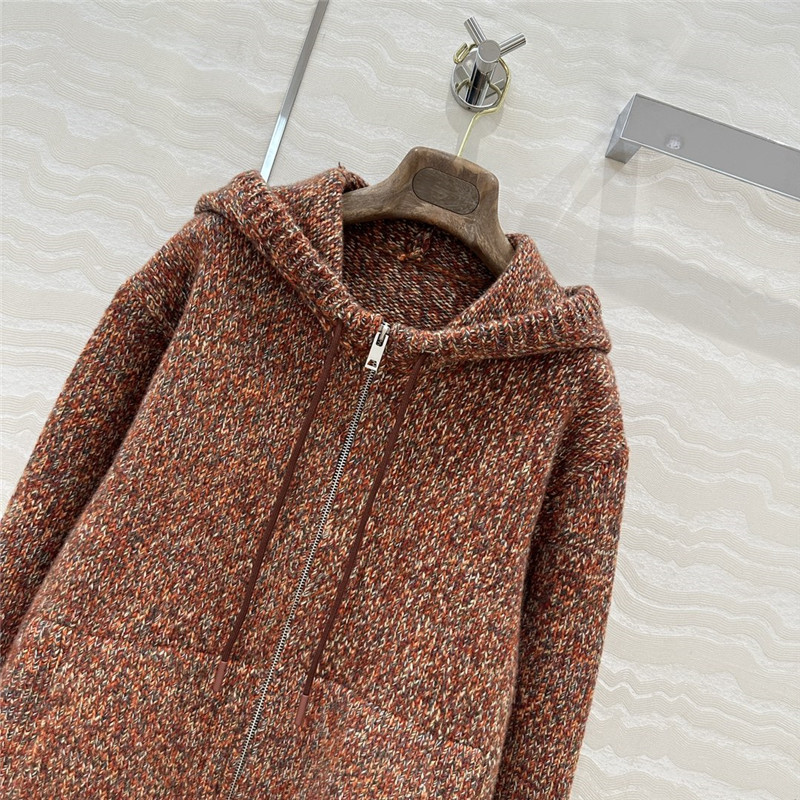 L0r0 P1ana hooded cashmere jacket