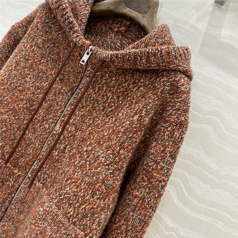 L0r0 P1ana hooded cashmere jacket