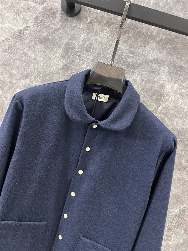 Ce1i*e single-breasted wool coat