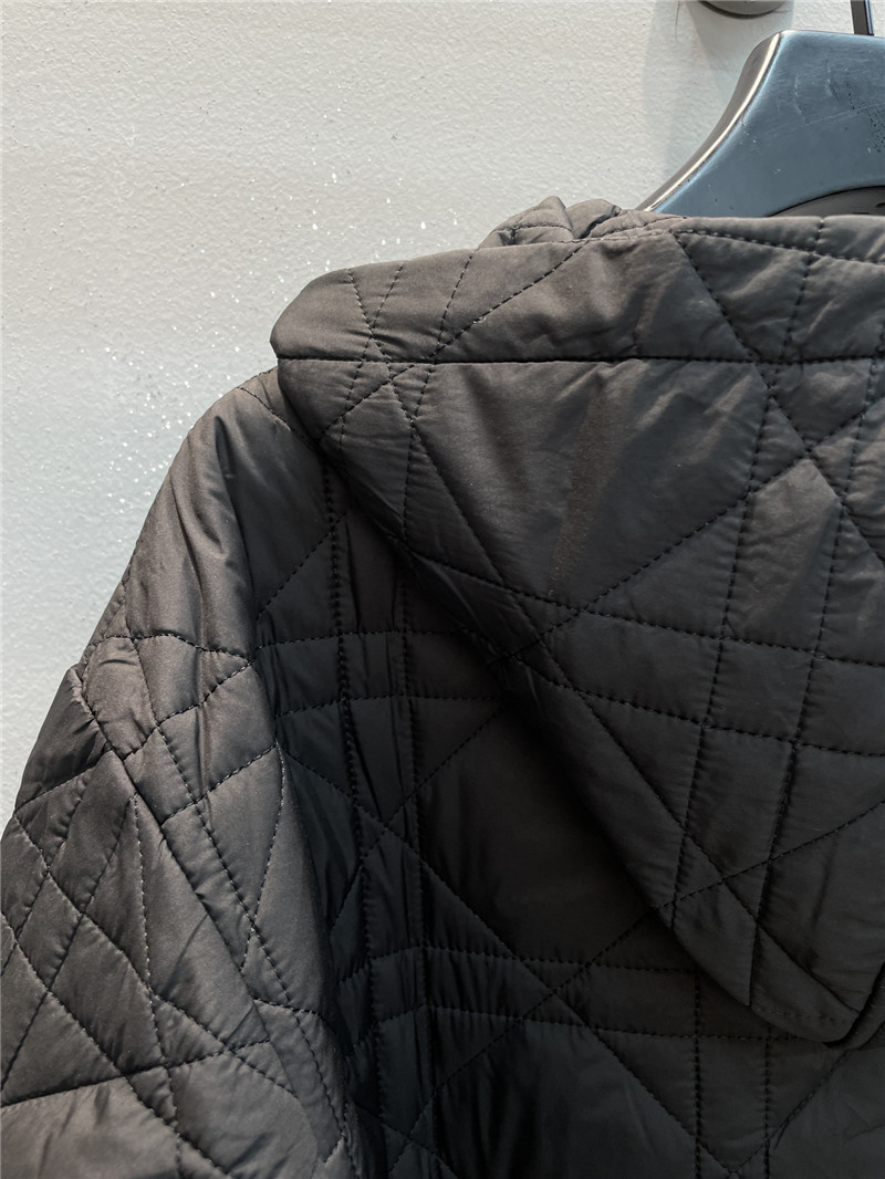 D10r hooded padded jacket