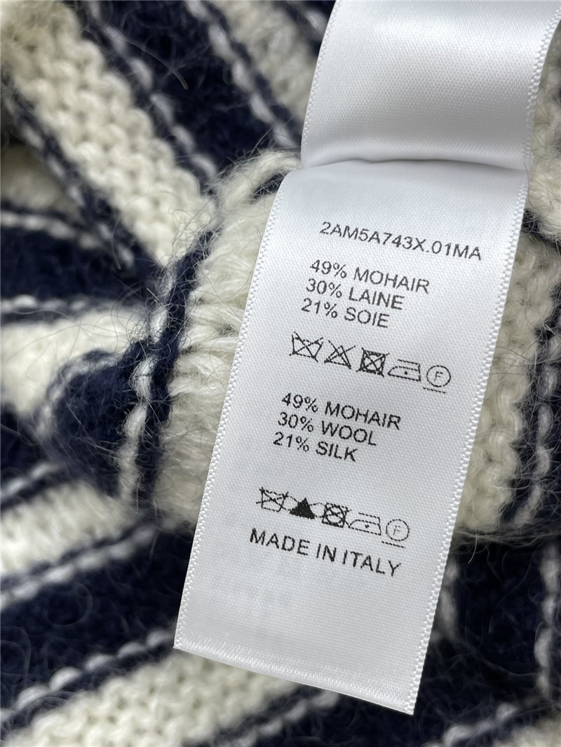 Ce1i*e marinière mohair and silk sweater