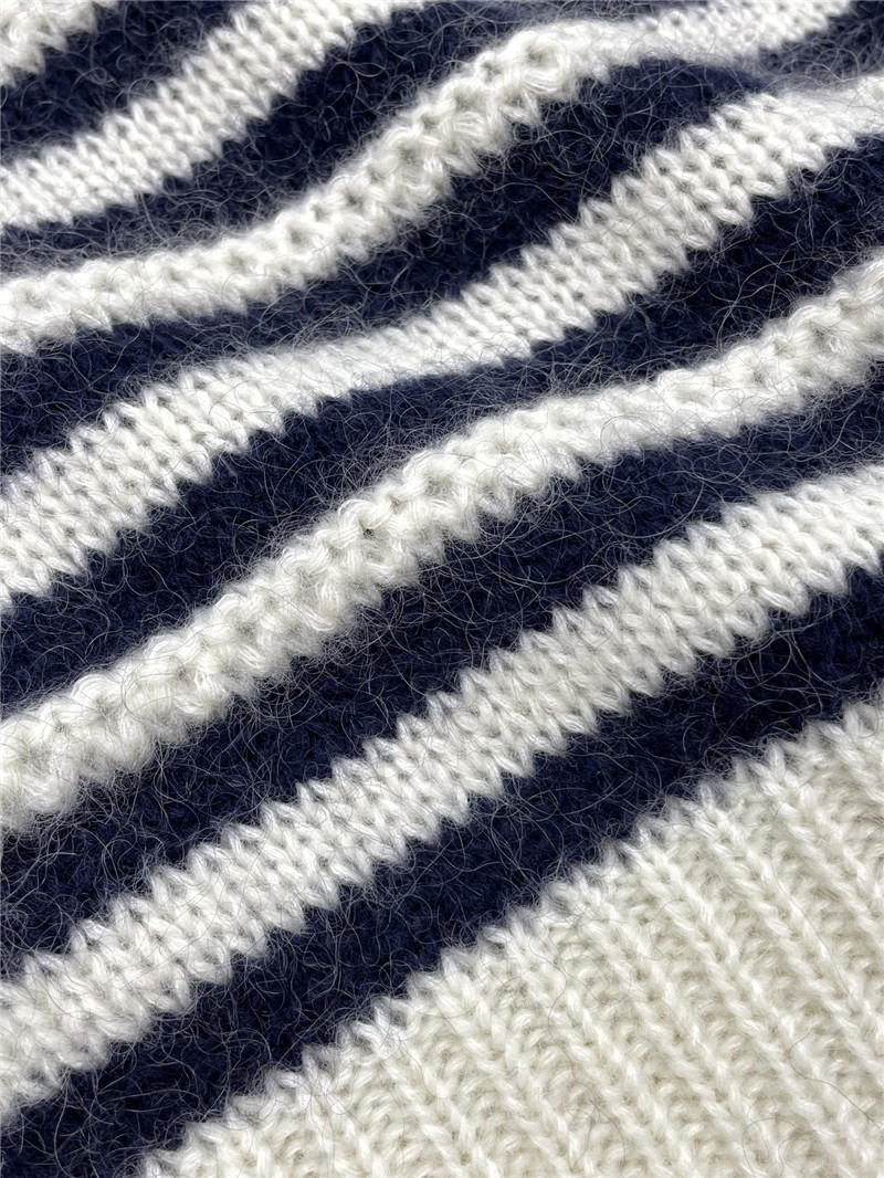 Ce1i*e marinière mohair and silk sweater