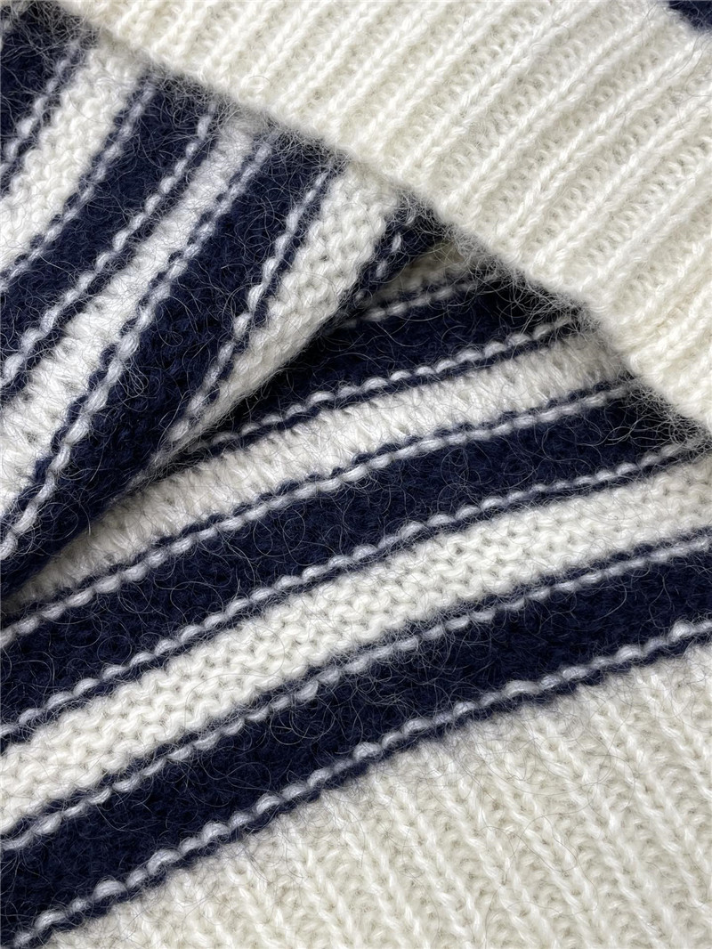 Ce1i*e marinière mohair and silk sweater