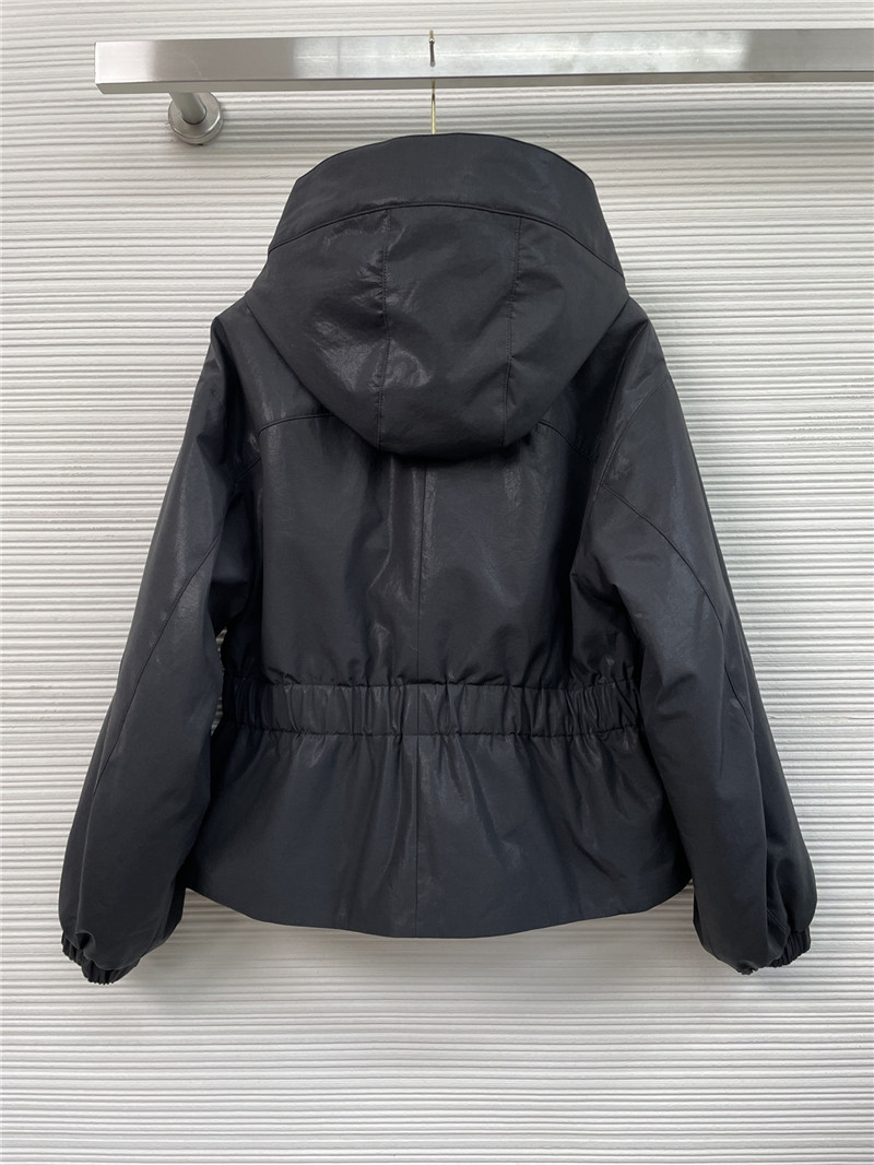Ch**el hooded cotton jacket