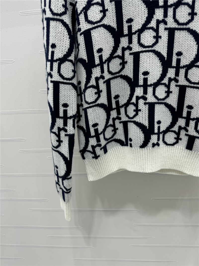 D10r sailor collar oblique sweater