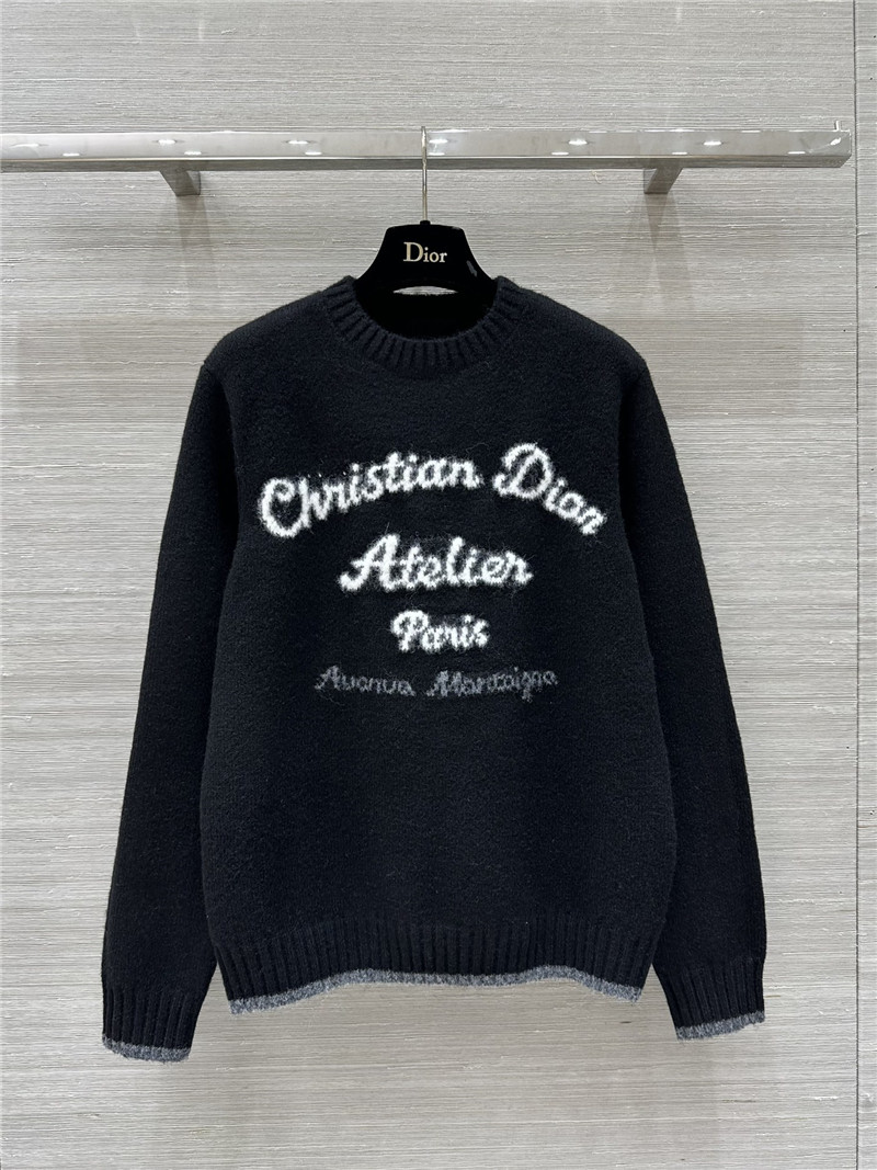 chr1st1an D10r atelier knit sweater black