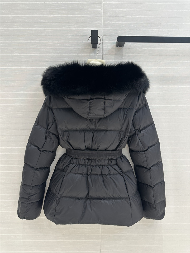 Moncler short hooded down jacket