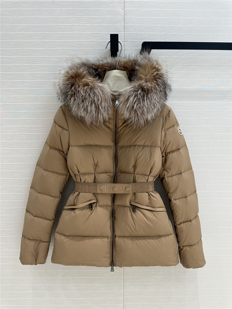 Moncler short hooded down jacket