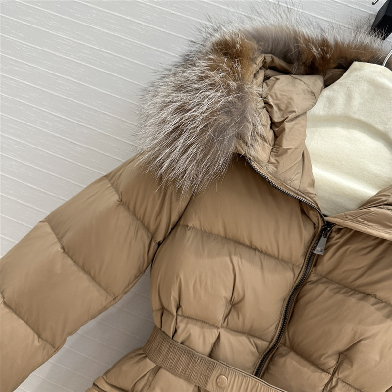 Moncler short hooded down jacket