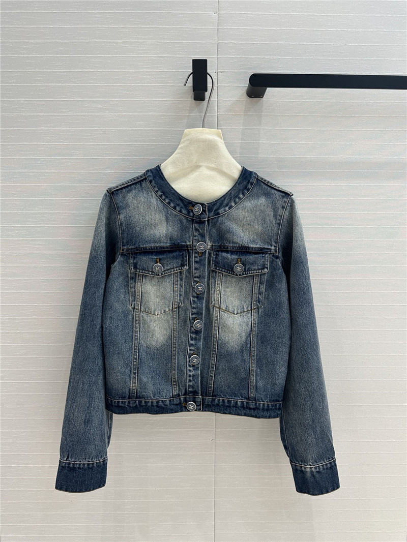 Ch**el denim jacket small coat