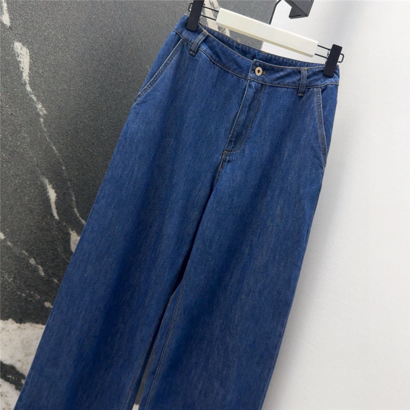 L0ew* high waist straight pants