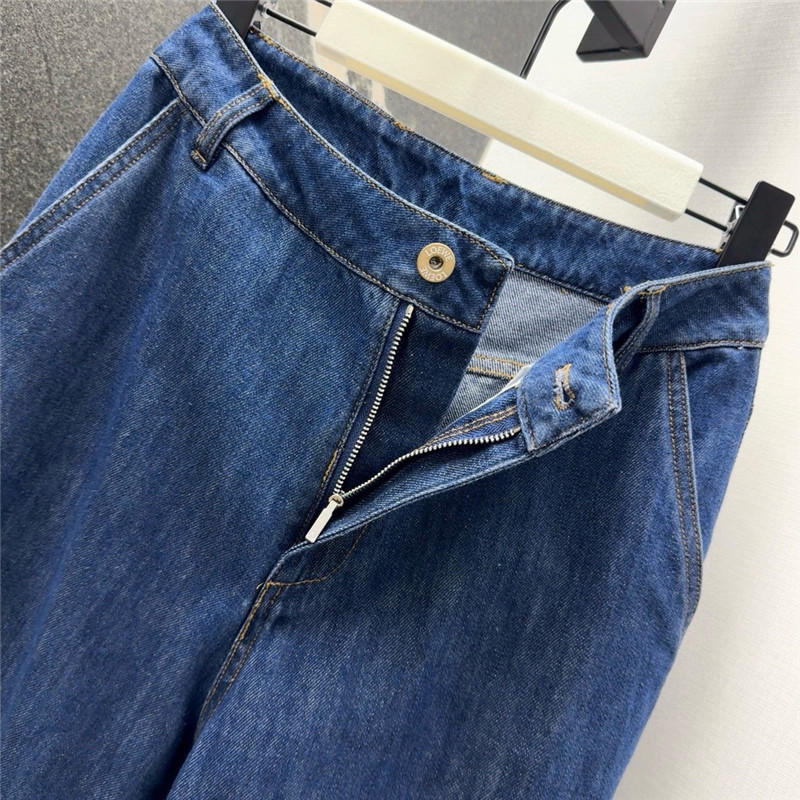 L0ew* high waist straight pants