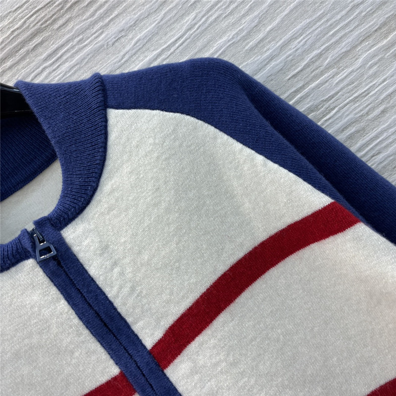 D10ralps wool knit bomber jacket