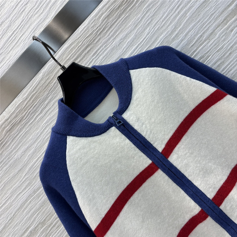 D10ralps wool knit bomber jacket