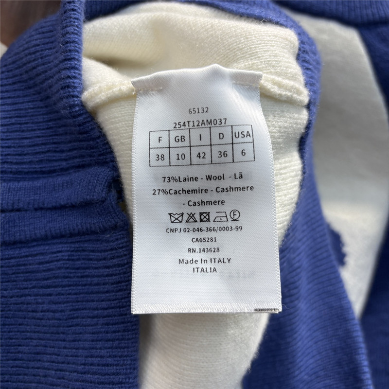 D10ralps wool knit bomber jacket