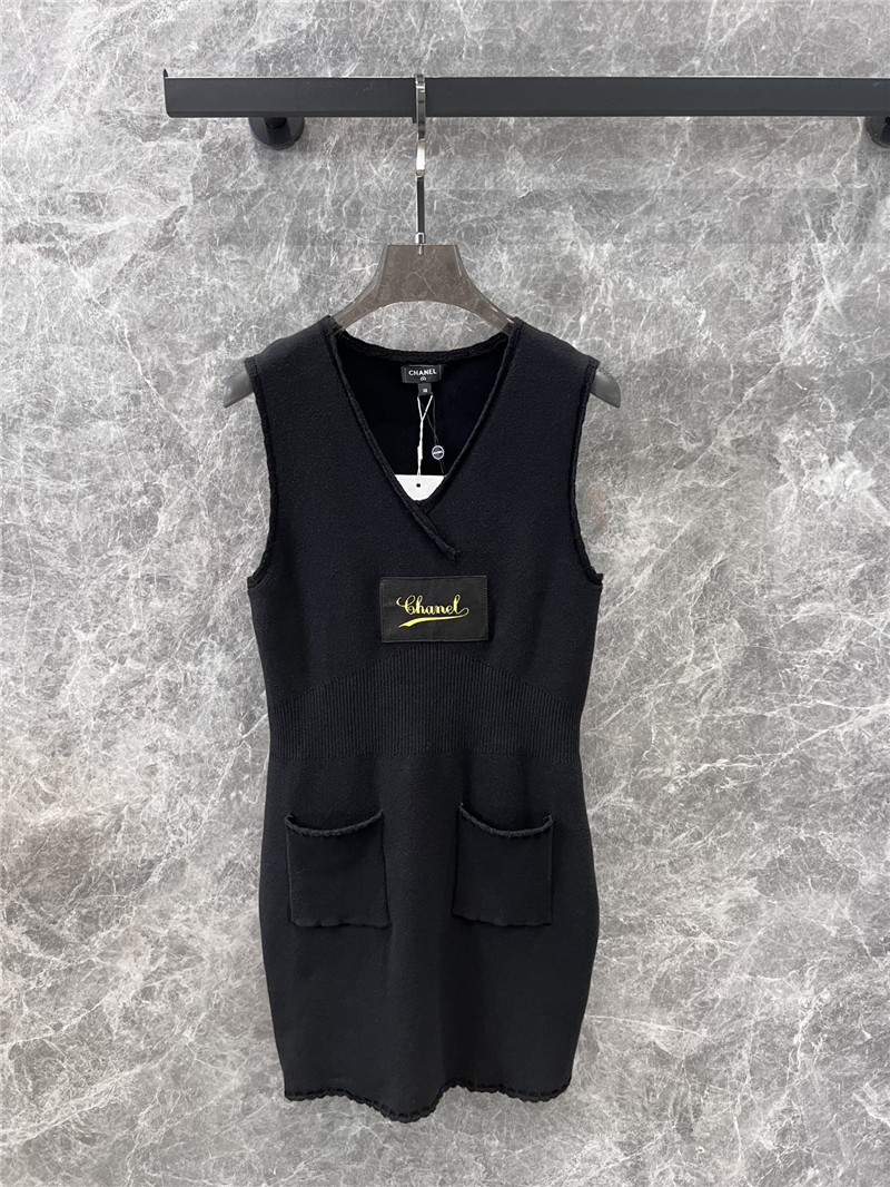Ch**el knitted vest dress