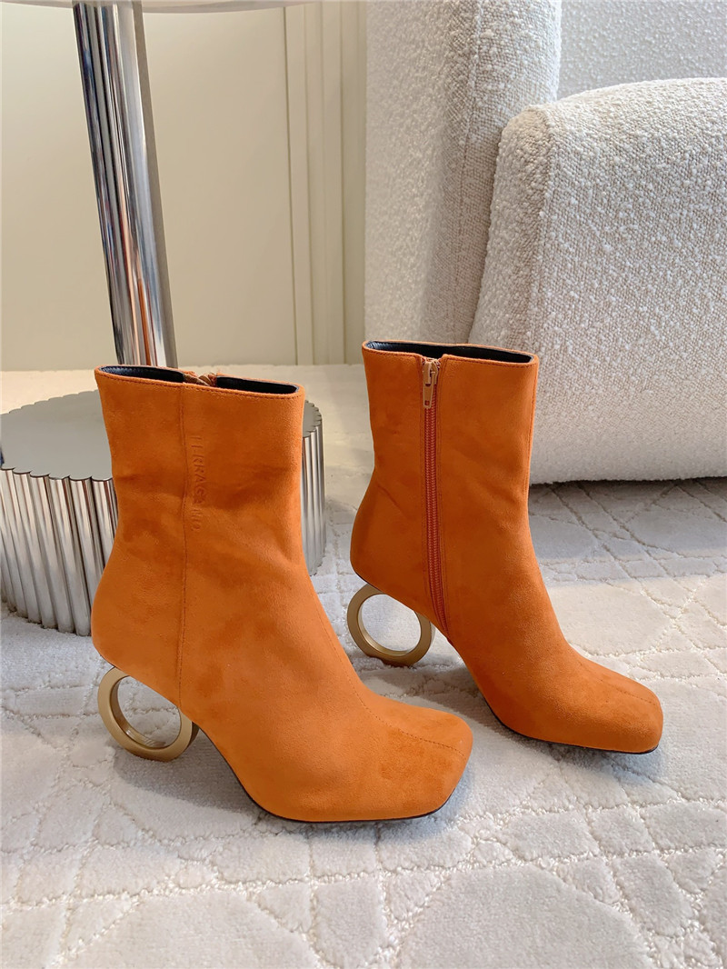 Ferragamo Elina Suede Ankle Boots