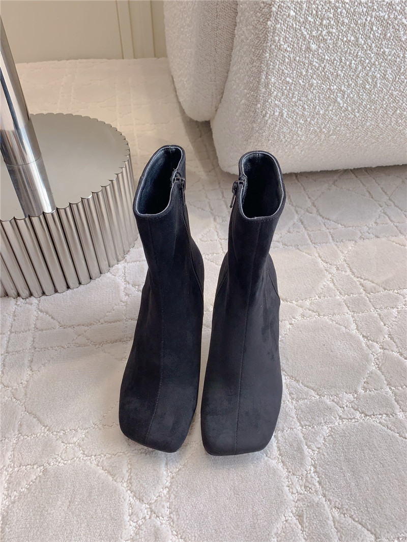 Ferragamo Suede Elina Ankle Boots