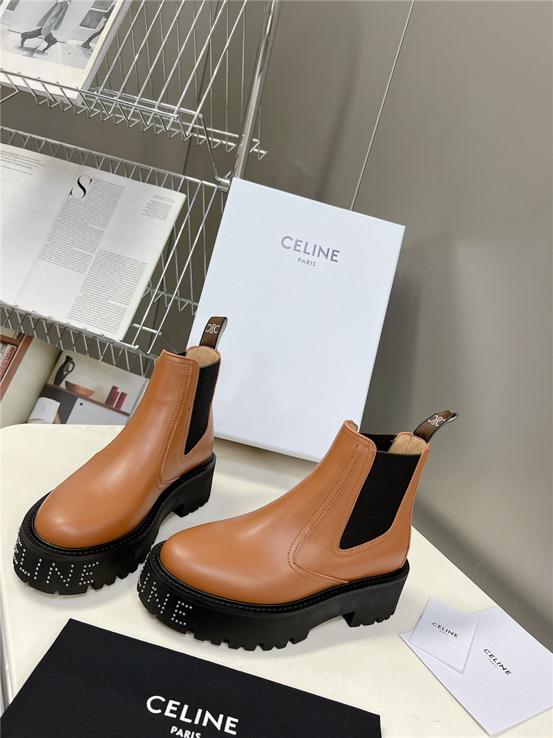 Ce1i*e chelsea leather boots