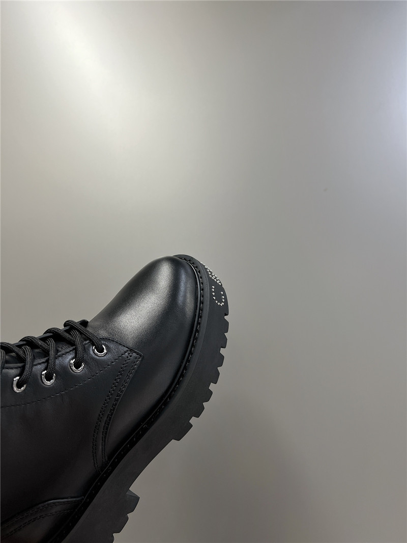 Ce1i*e black leather ankle boots