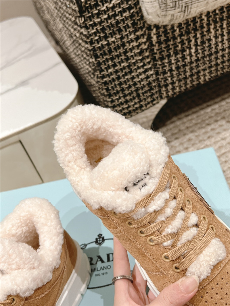 Pra*a suede winter platform sneakers