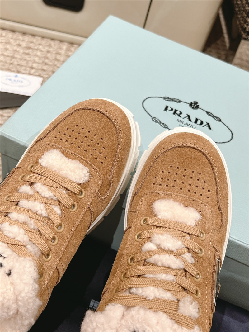 Pra*a suede winter platform sneakers