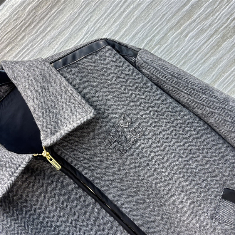 M1um1u contrast color jacket