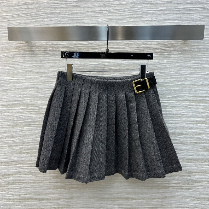M1um1u pleated skirt