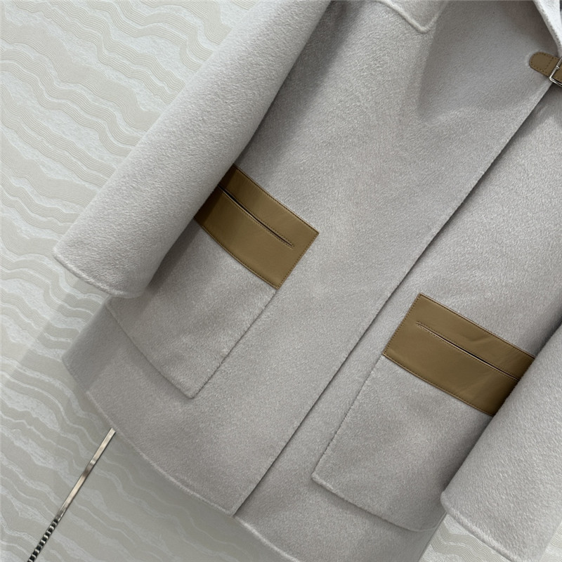 H**me5 hooded cashmere coat