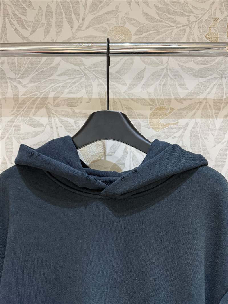 Acne Studios Black Printed Logo Hoodie