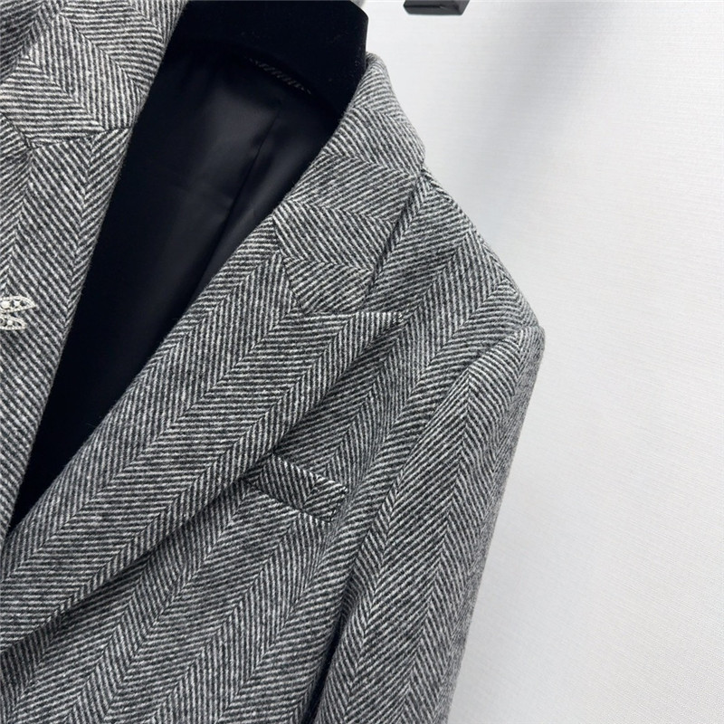 D10r herringbone wool blazer