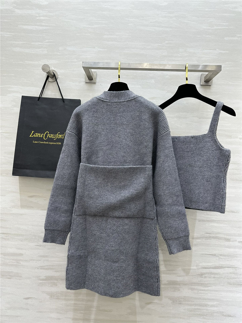 A1exa*der wang knitted two-piece suit