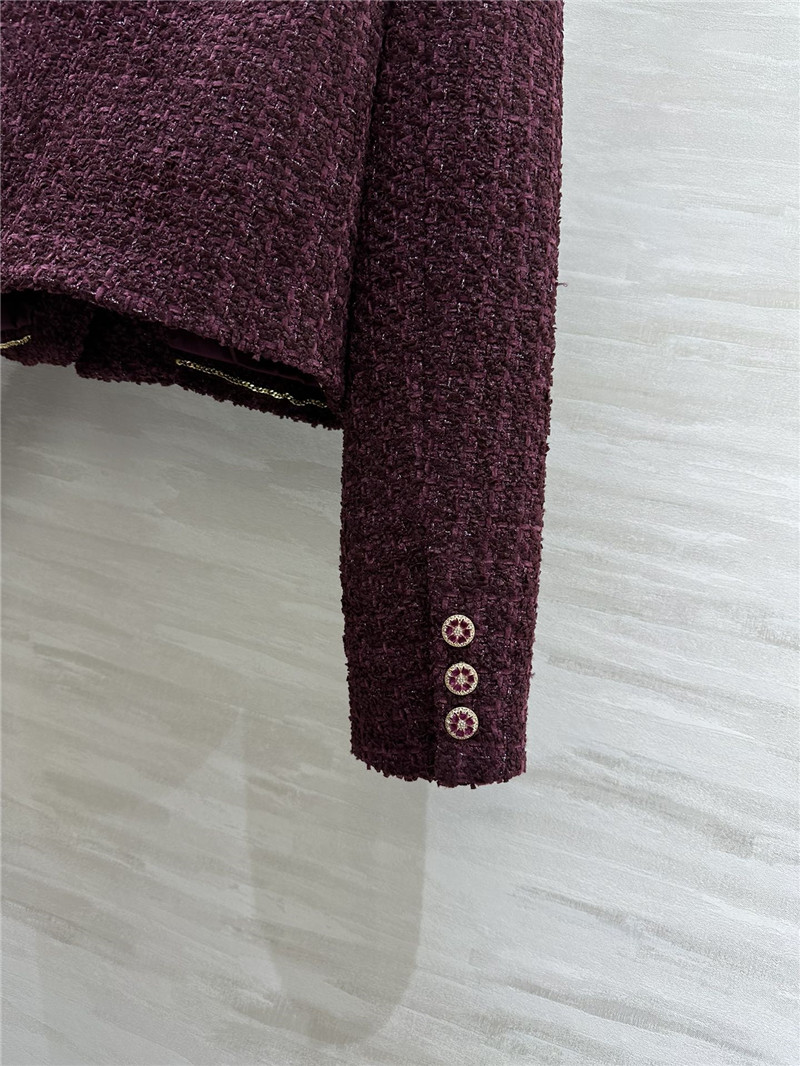 Ch**el woven soft tweed coat