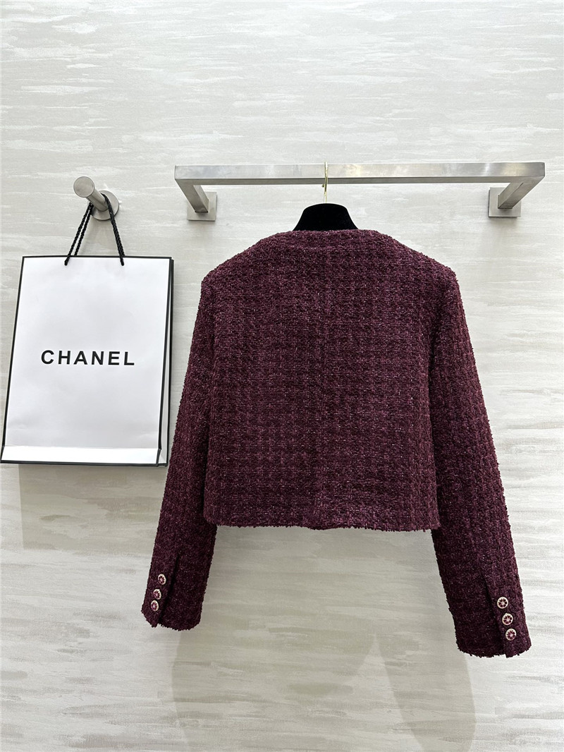 Ch**el woven soft tweed coat