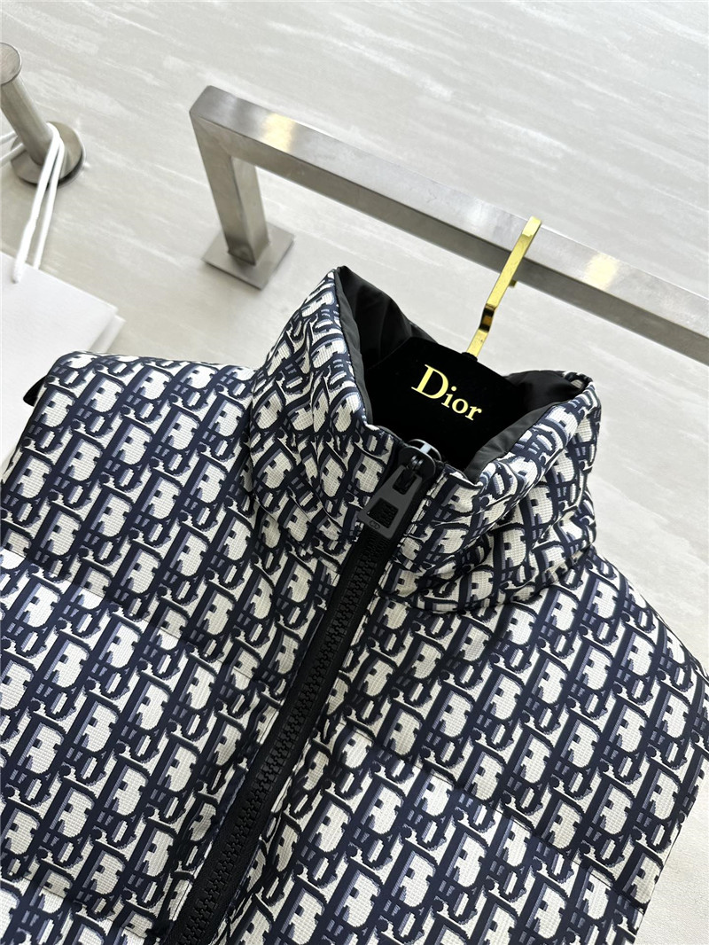 D10r stand collar jacket down vest