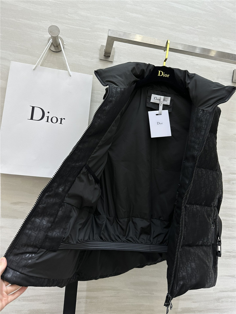 D10r stand collar jacket down vest