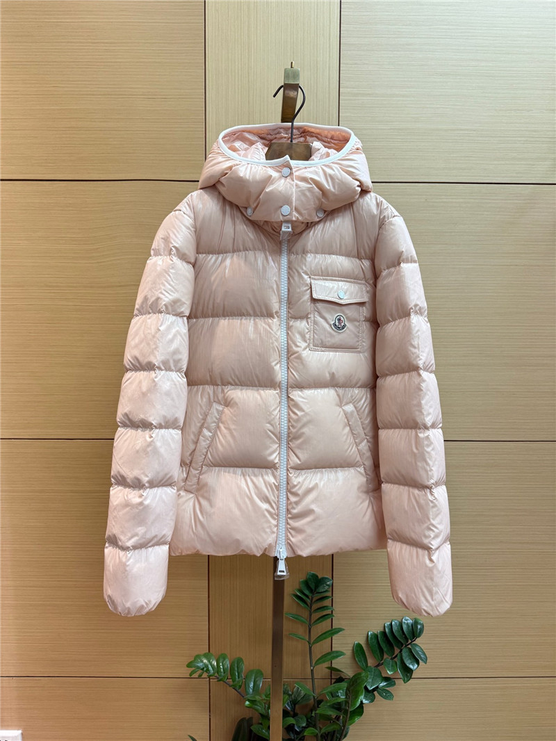 Moncler short hooded down jacket